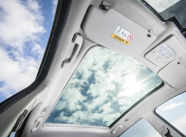 glass, glazing, roof, sky, car