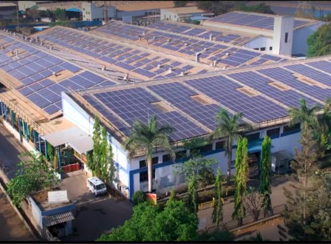Chakan plant India solarpanels